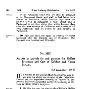 Children's Welfare Act 1954